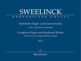 Sweelinck Lied- und Tanzvariationen (Volume 4 Teil 1)