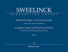 Sweelinck Lied- und Tanzvariationen (Volume 4 Teil 1)