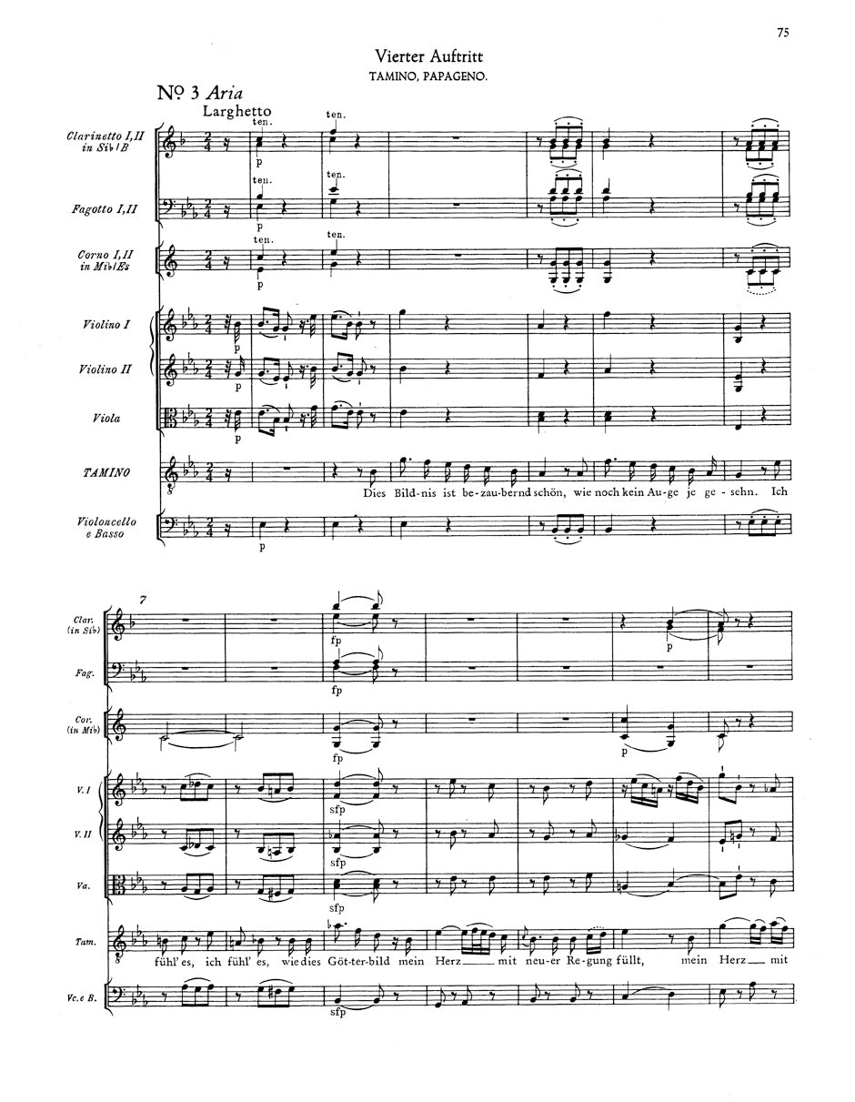 Mozart The Magic Flute K. 620 -German opera in two acts- Full Score