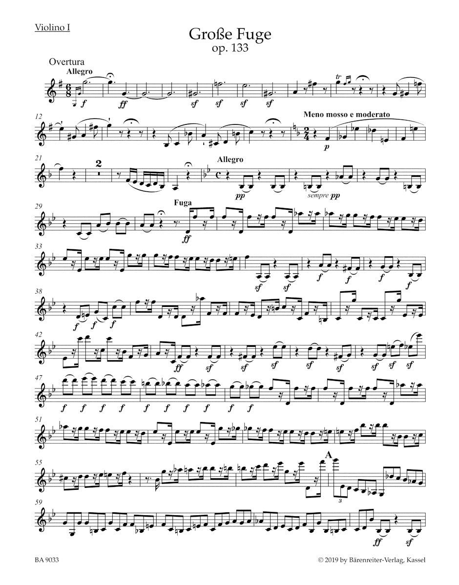 Beethoven Grosse Fugue Opus 133