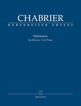 Chabrier Habanera for Piano