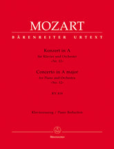 Mozart Concerto for Piano and Orchestra No. 12 A major K. 414 (Piano Reduction)