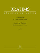 Brahms Sonata for Violoncello and Piano E minor op. 38