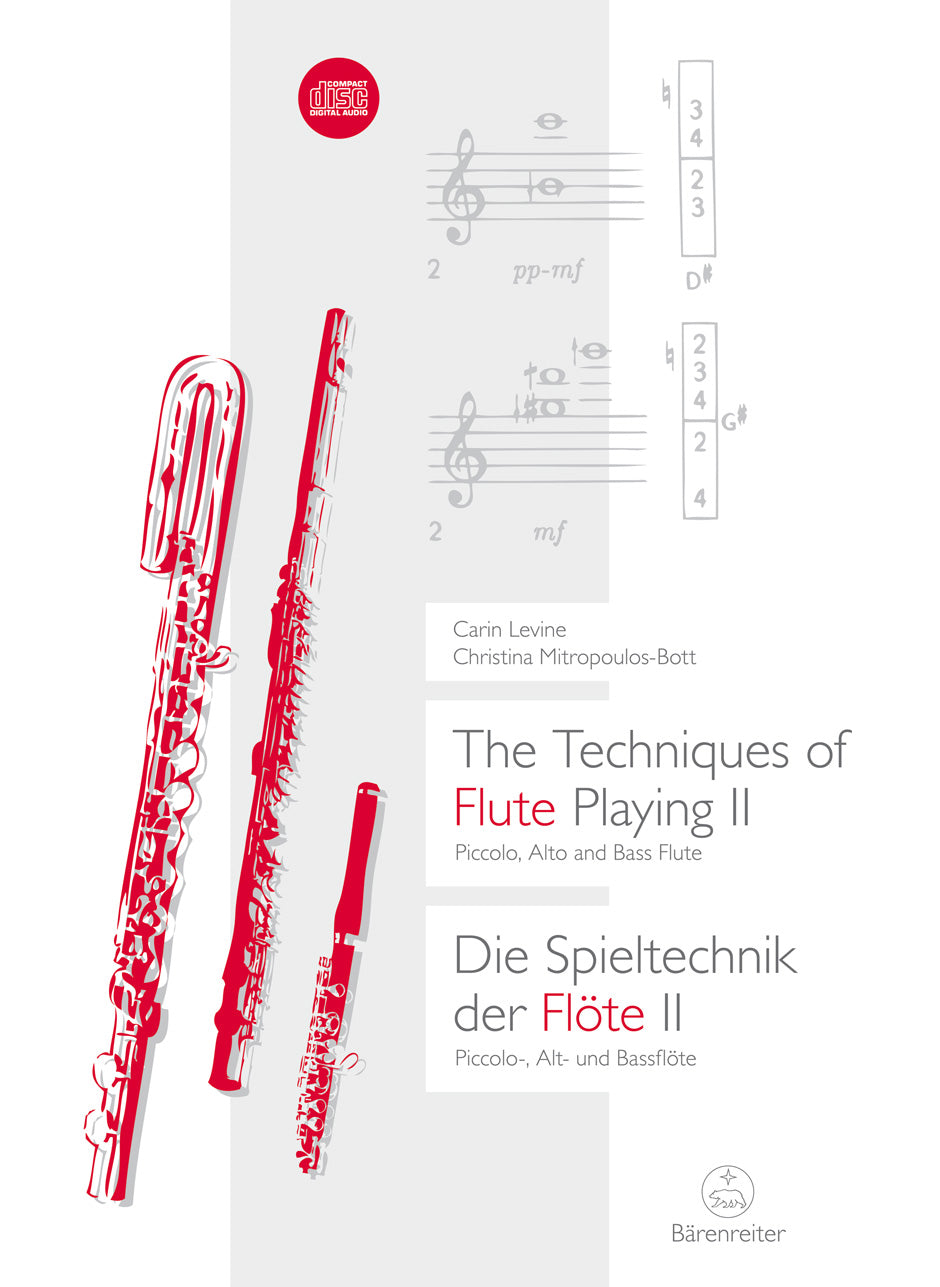 The Techniques of Flute Playing 2/ Die Spieltechnik der Flöte II -Piccolo, Contralto and Bass Flute / Piccolo, Alt- und Bassflöte-