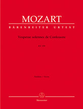 Mozart Vesperae solennes de Confessore K. 339