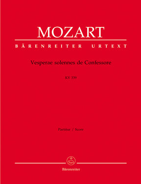 Mozart Vesperae solennes de Confessore K. 339