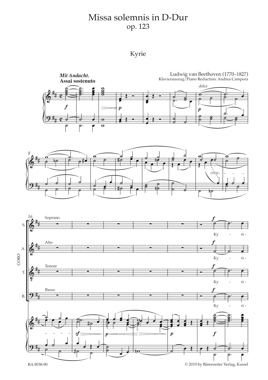 Beethoven Missa solemnis op. 123