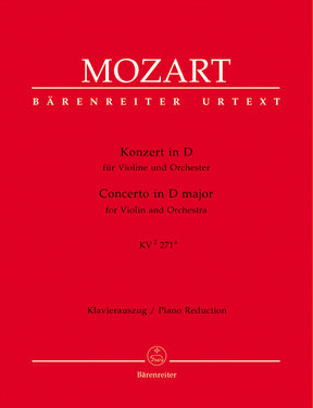 Mozart Concerto for Violin and Orchestra D major K(2). 271a (271i)