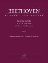 Beethoven Grande Sonate for Pianoforte A-flat major op. 26 "Funeral March"