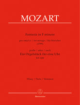 Mozart Fantasy for Strings in f minor (after K 608)