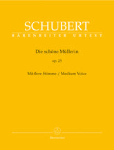 Schubert Die schöne Müllerin op. 25 D 795 (Medium Voice)