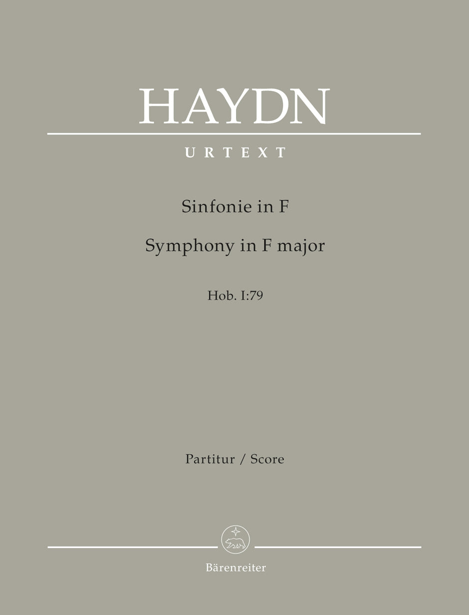 Haydn Symphony Nr. 79 in F major Hob. I:79