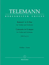 Telemann Concerto for Violin and Orchestra E major TWV 51:E2