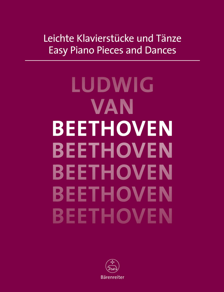 Beethoven Easy Piano Pieces and Dances