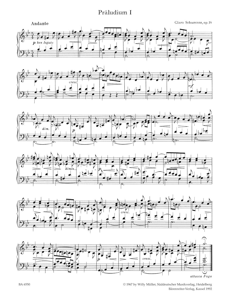 Clara Schumann Romantic Piano Music, Volume 1