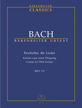 Bach Erschallet, ihr Lieder BWV 172 Study Score