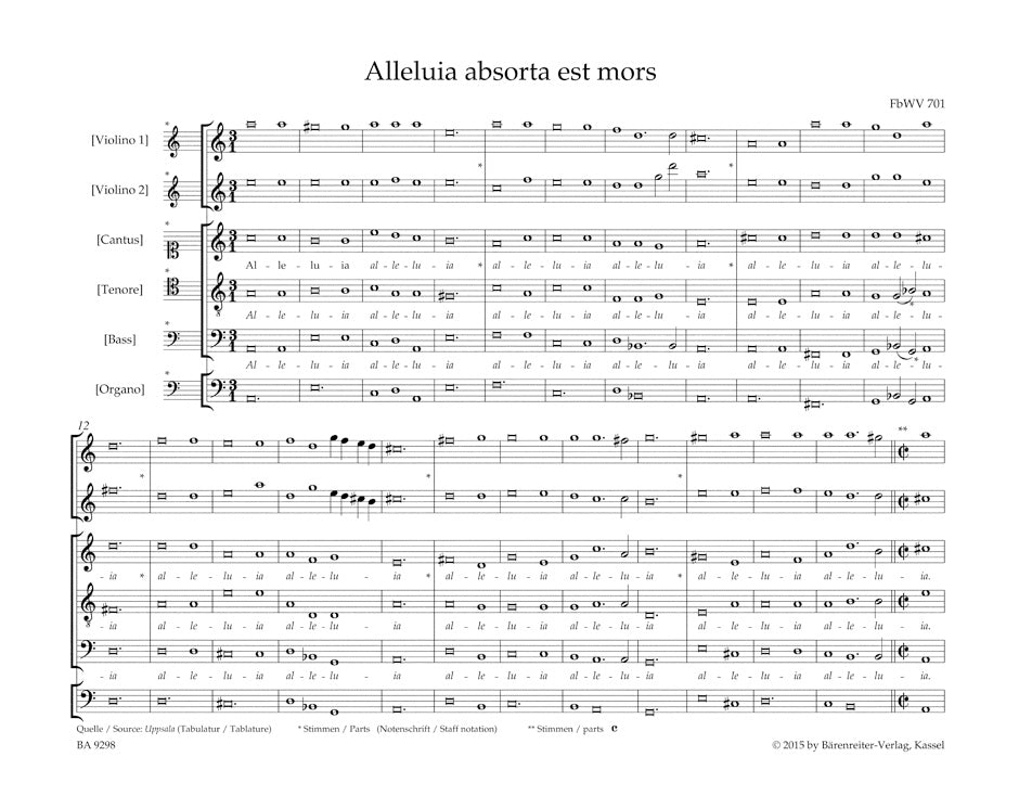 Froberger Works for Ensemble and Catalogue of the Complete Works (FbWV)