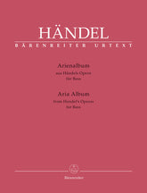 Handel Aria Album for Bass (from Handel's Operas)