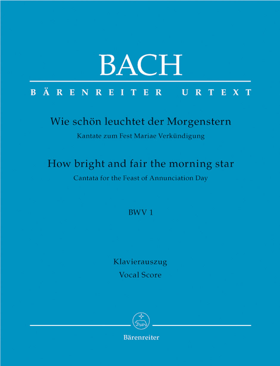 Bach How bright and fair the morning star BWV 1 -Cantata for the Feast of Annunciation Day-