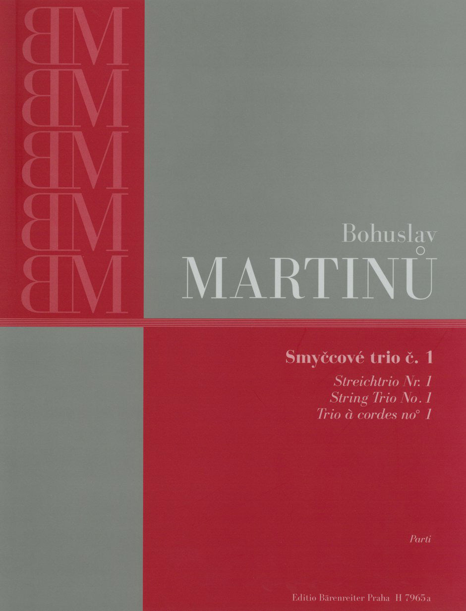 Martinu String Trio No. 1 - Parts