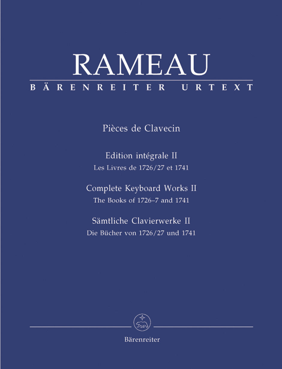 Rameau: Complete Keyboard Works, Vol. 2 (The Books of 1726/27 and 1741)