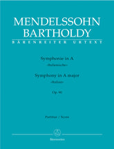 Mendelssohn Symphony A major op. 90 "Italian" (1833-1834)