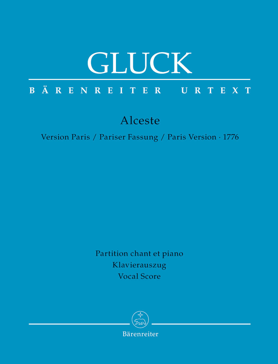 Gluck Alceste -Tragedie-opera in three acts- (Paris Version 1776)