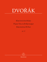 Dvorak Piano Trio in B flat major Opus 21