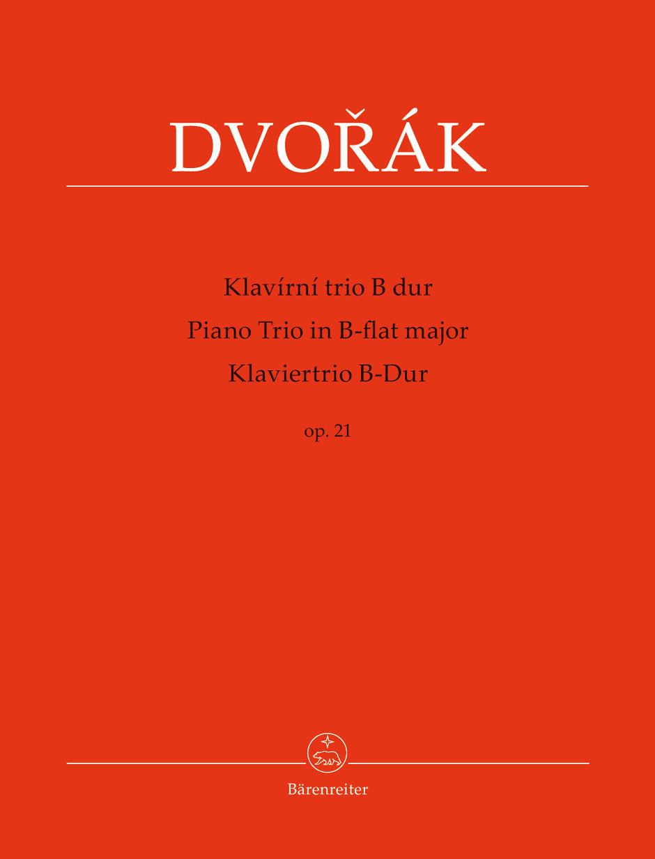 Dvorak Piano Trio in B flat major Opus 21