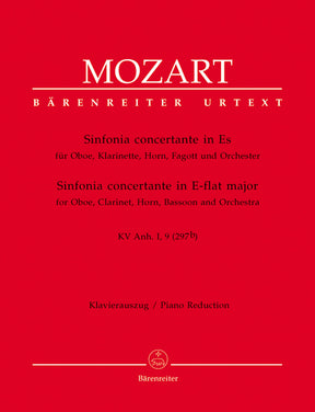 Mozart Sinfonia concertante in E flat major K Anh I,9 (297b)