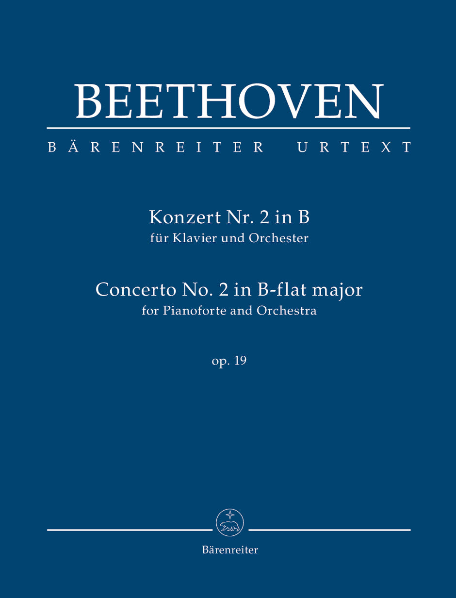Beethoven Concerto for Pianoforte and Orchestra Nr. 2 B-flat major op. 19 Study Score