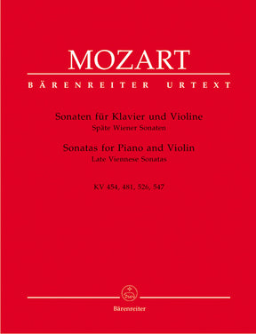 Mozart Sonatas for Piano and Violin -Late Viennese Sonatas-
