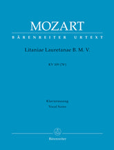 Mozart Litaniae Lauretanae B. M. V. B-flat major K. 109 (74e)