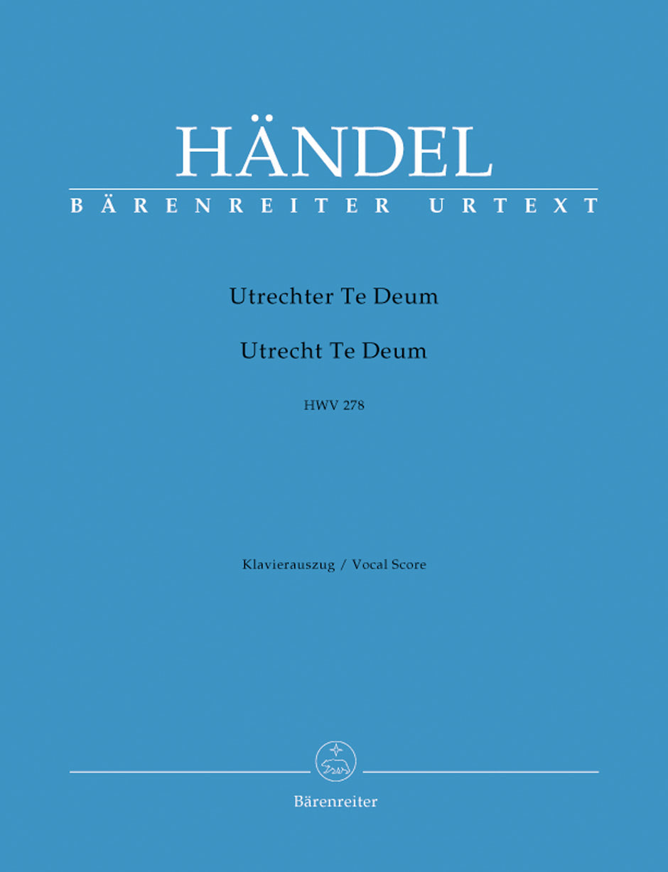 Handel Utrecht Te Deum HWV 278