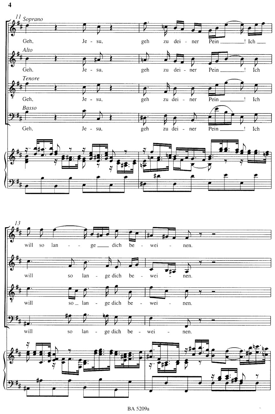 Bach St. Mark Passion BWV 247 -Rezitative und turbae von Reinhard Keiser (1674-1739)- (A reconstruction) Full Score