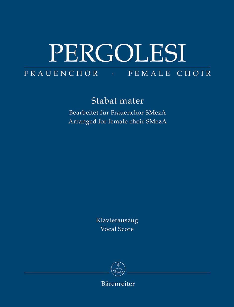 Pergolesi Stabat mater (Arranged for female choir (SMA))