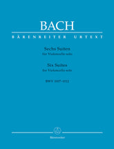 Bach Six Suites for Violoncello solo BWV 1007-1012 (Urtext of the New Bach Edition - Revised (NBArev))