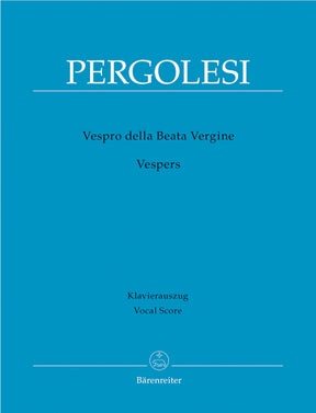 Pergolesi Vespro della Beata Vergine / Vesper
