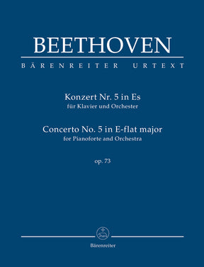 Beethoven Concerto for Pianoforte and Orchestra Nr. 5 E-flat major op. 73