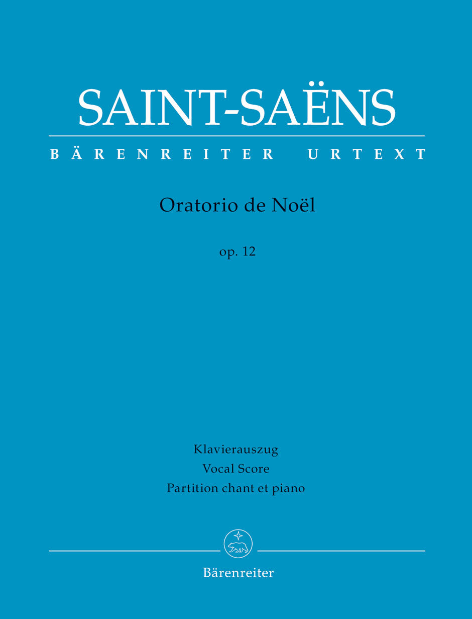 Saint-Saens Christmas Oratorio - Vocal Score