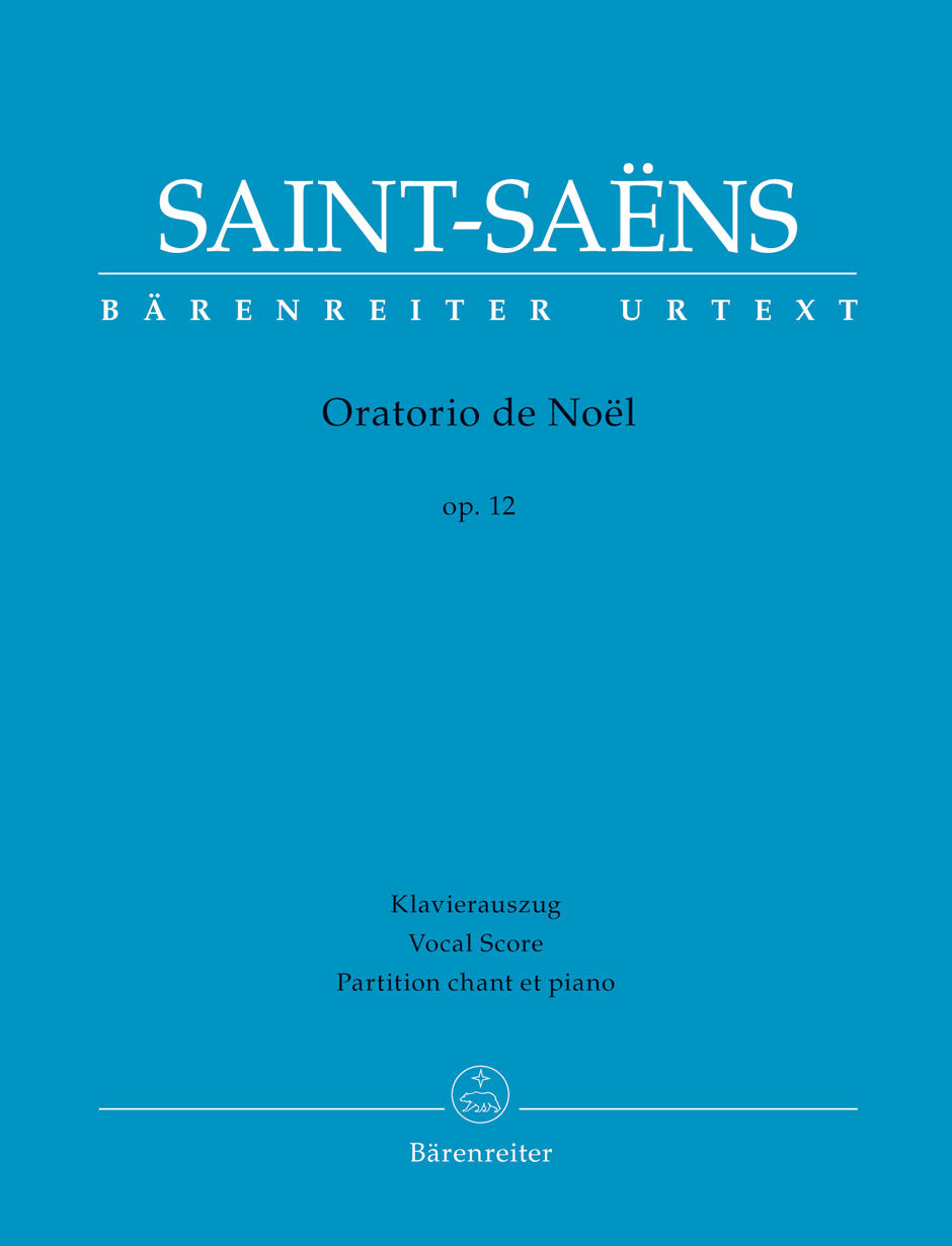 Saint-Saens Christmas Oratorio - Vocal Score