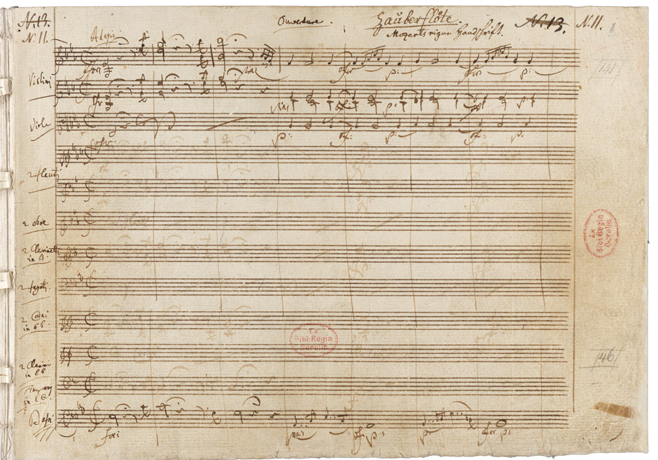 The Magic Flute K. 620 -Facsimile of Mozart's autograph score-