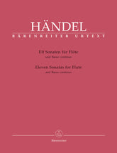 Handel Eleven Sonatas for Flute and Basso Continuo