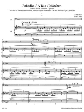 Janacek Works for Violoncello and Piano (With the original form of vier movements of "A Tale")