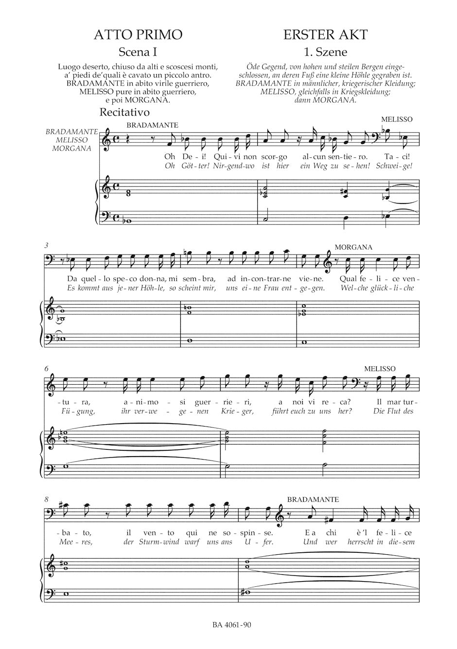 Handel Alcina HWV 34 -Opera in three acts-