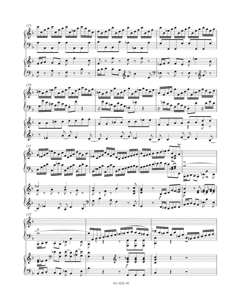 Bach Concerto for Harpsichord and Strings Nr. 1 D minor BWV 1052