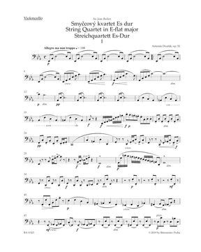 Dvorak String Quartet No 10 in E flat major Opus 51