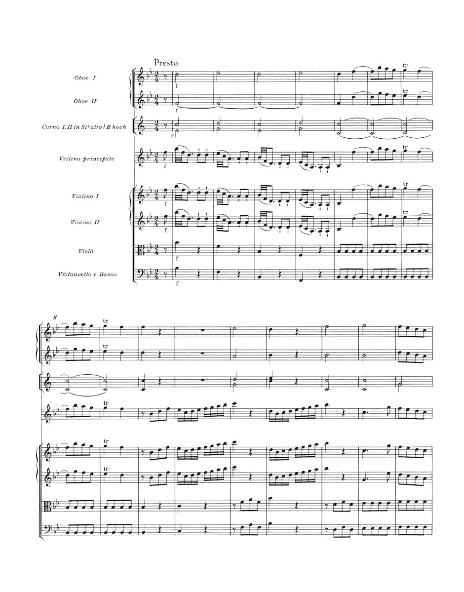Mozart Concerto for Violin and Orchestra Nr. 1 B-flat major K. 207