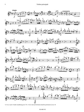 direkte økologisk Indvending Mozart Concerto for Violin and Orchestra Nr. 3 G major K. 216
