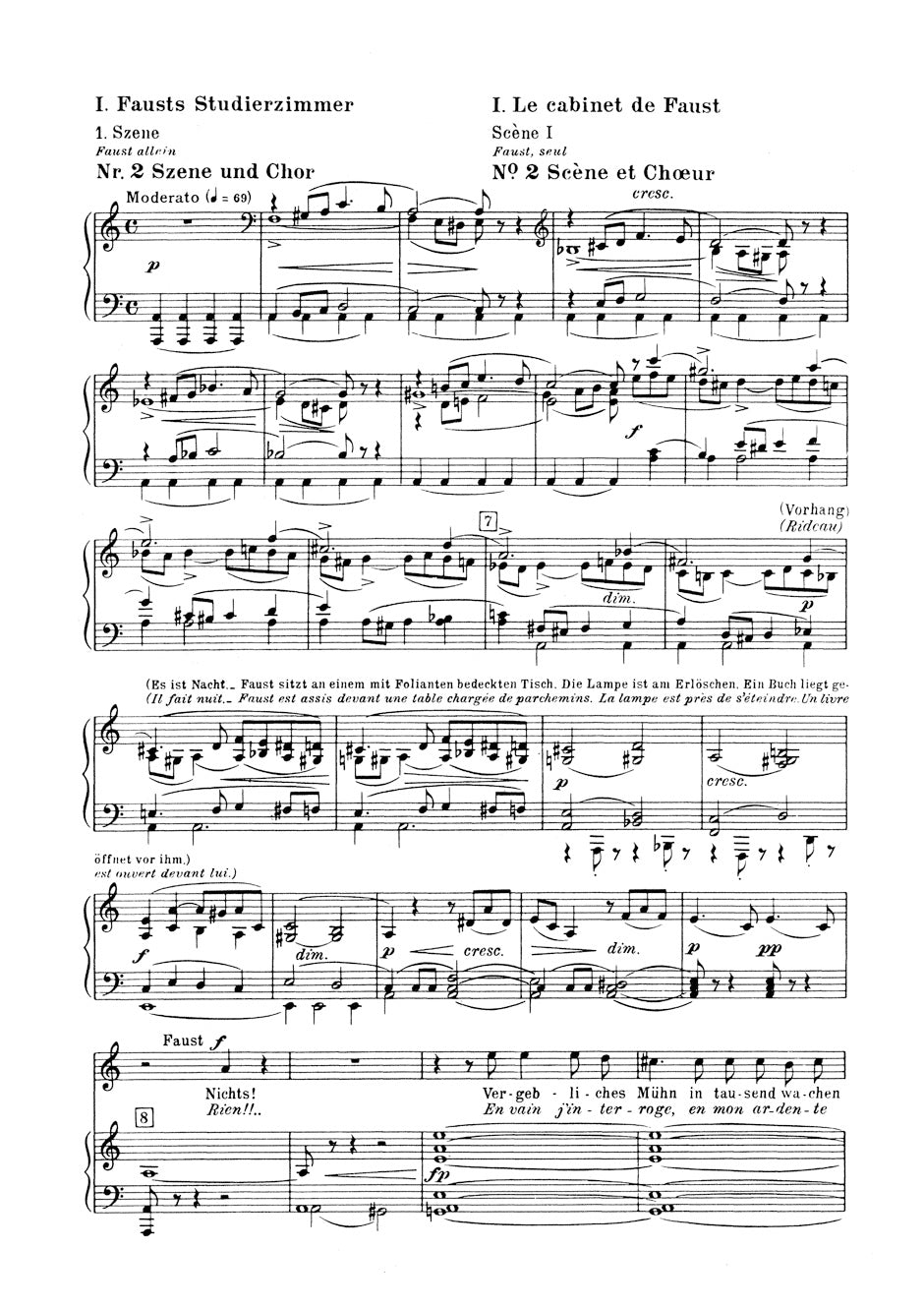 Gounod Margarete - Faust -Opera in 4 Acts-